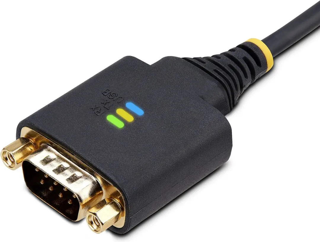 Startech 1P3FFCB-USB-SERIAL USB naar DB9 RS232 Kabel - 1m - Zwart