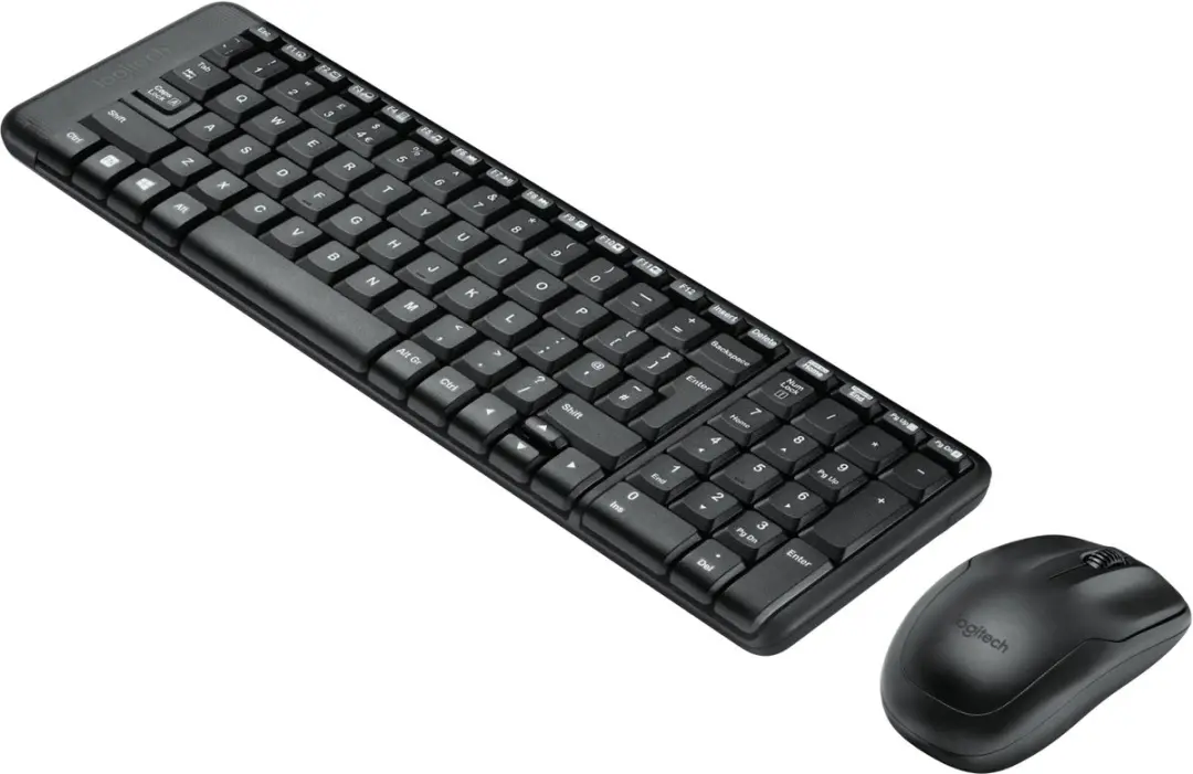 Logitech MK220 Draadloos Toetsenbord & Muis - Hongaars QWERTZ - Zwart