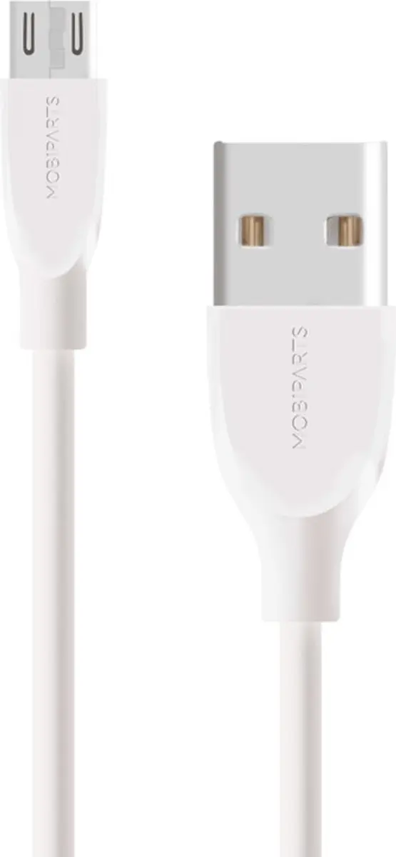 Mobiparts MP-80547 Micro USB naar USB Kabel 2A