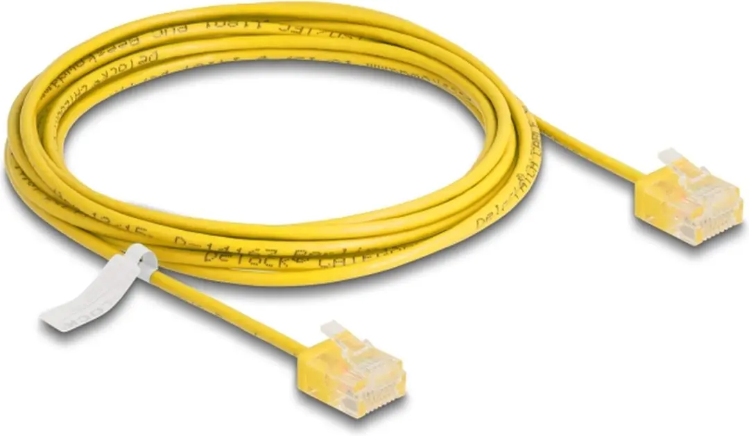 Delock RJ45 Cat.6 UTP Kabel 3m - Geel