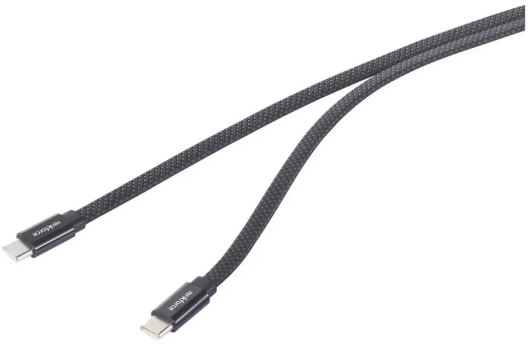 Renkforce RF-6871988 USB-C Kabel 1m - Zwart