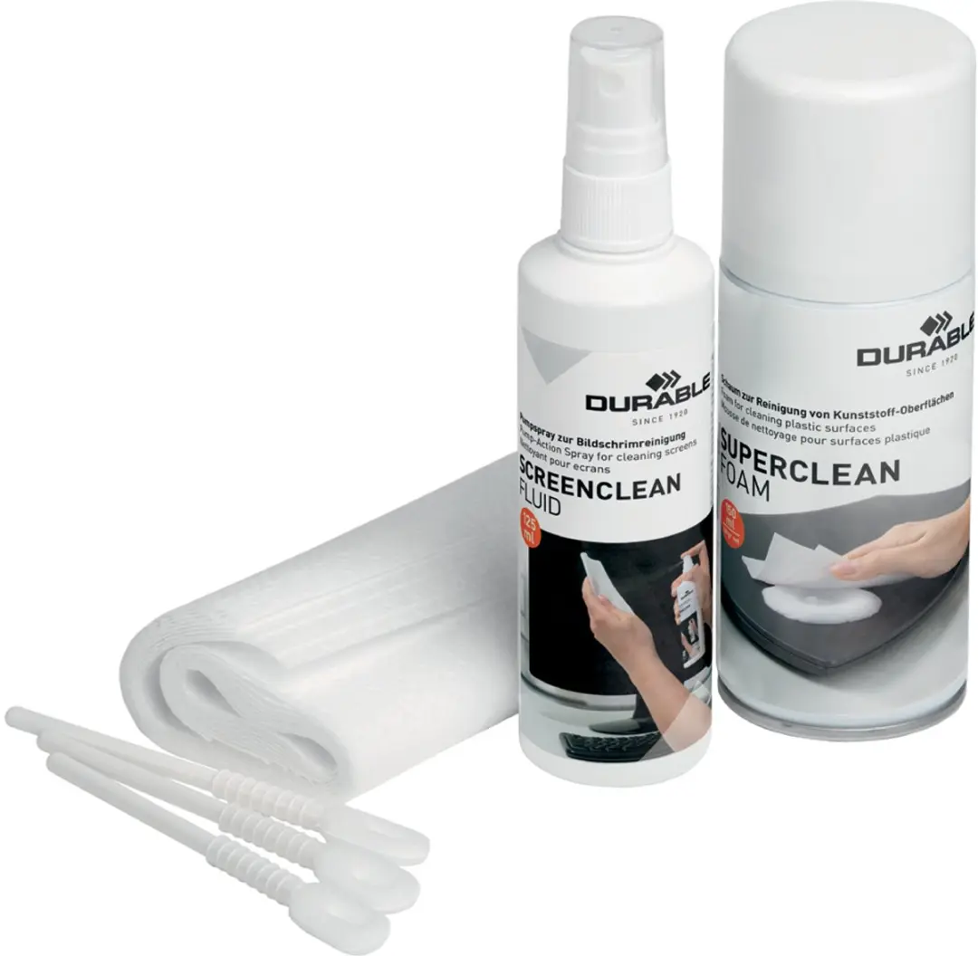 Durable PC Cleaning Kit - 4 Stuks
