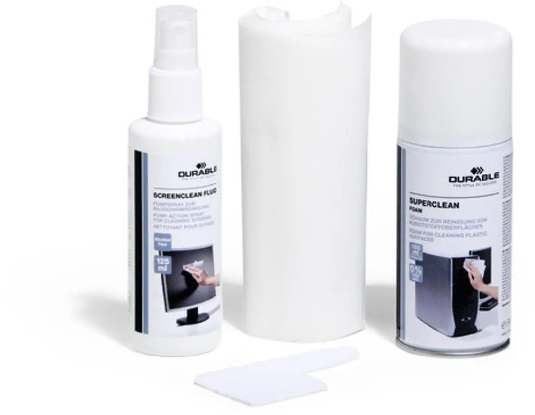 Durable PC Cleaning Kit - 4 Stuks