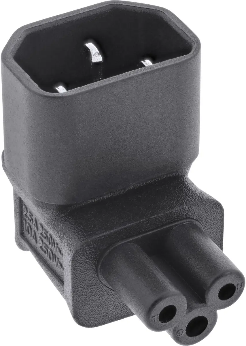InLine C5-C14 Voedingadapter Haaks