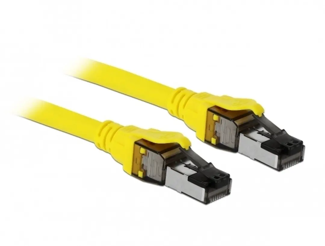 Delock RJ45 Cat.8.1 S/FTP Kabel 2m - Geel