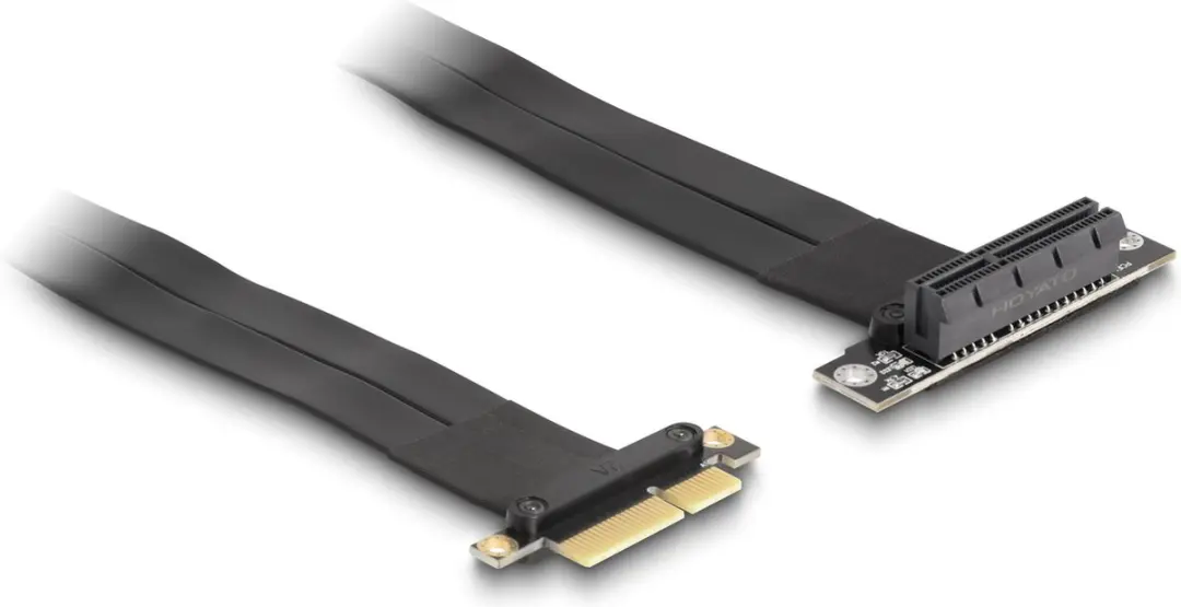 Delock PCIe Riserkaart x4 naar x4 90°
