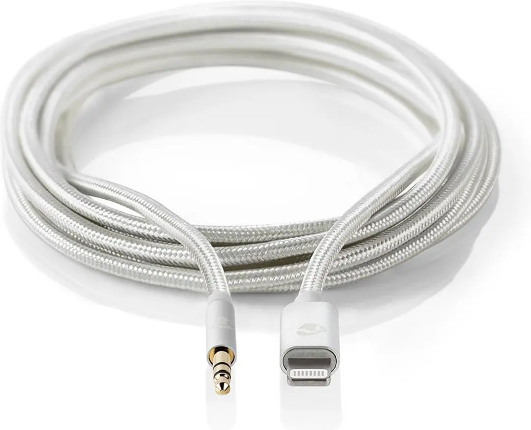 Nedis Lightning Adapter 3,5mm Verguld 1m