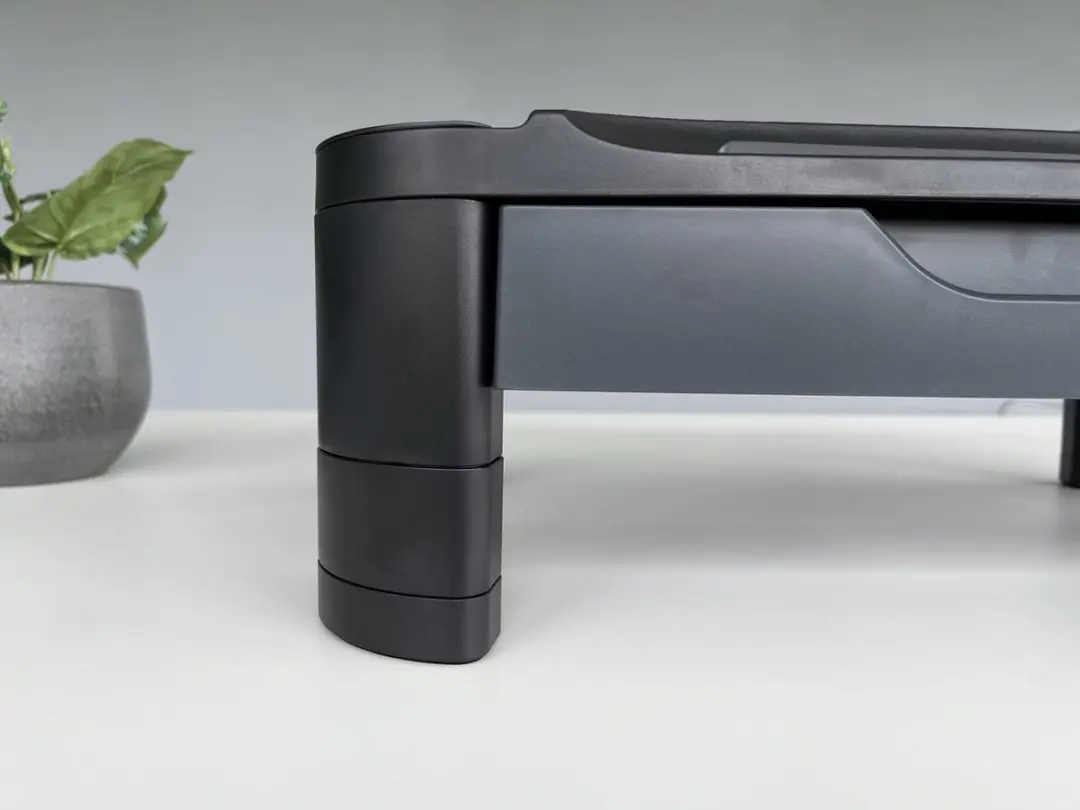 Desq Monitorverhoger 1481 Opberglade - 3 Standen - Xlarge - Zwart