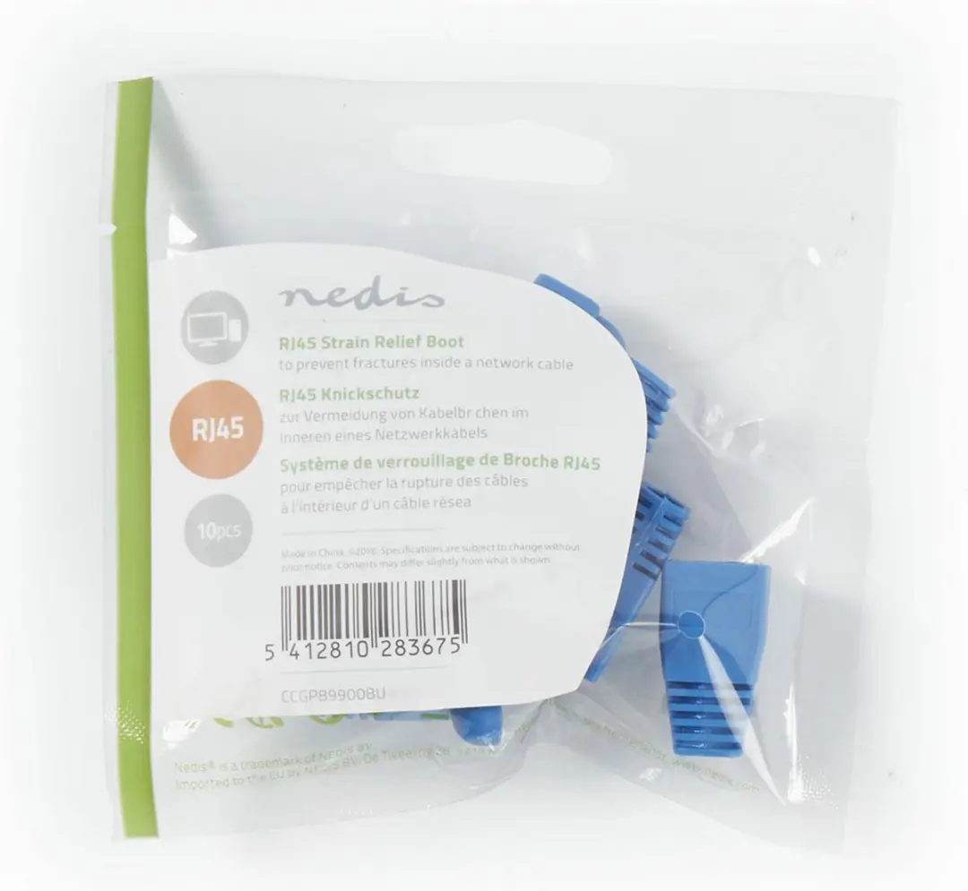 Nedis RJ45 Trekontlasting - Blauw - 10 Stuks