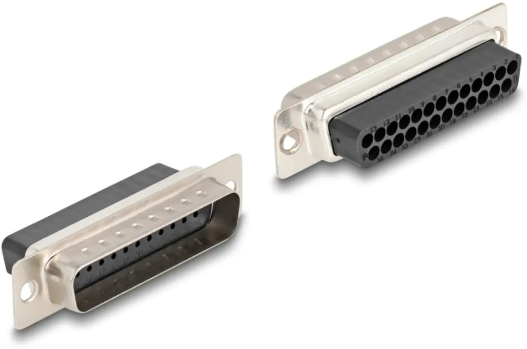 Delock D-Sub 25 naar RJ12 Kabel - Geel