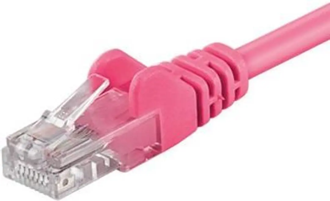Goobay CAT5E Netwerkkabel RJ45 Roze 20m - 10 Stuks