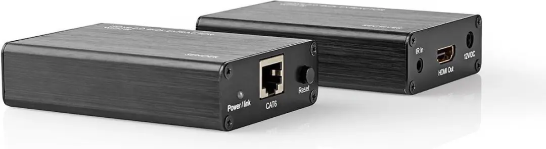 Nedis HDMI-Repeater VREP3470AT - 4K@60Hz - 18 Gbps - Antraciet