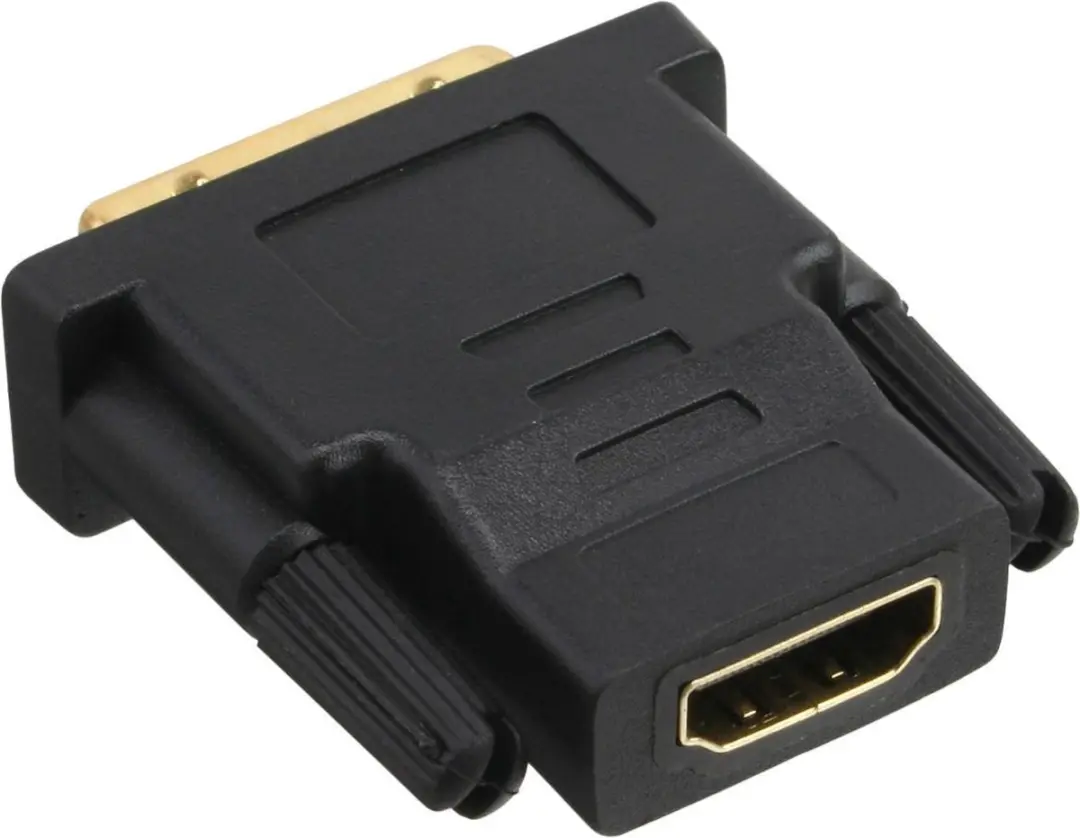 InLine 17660P DVI-D HDMI Adapter - Zwart
