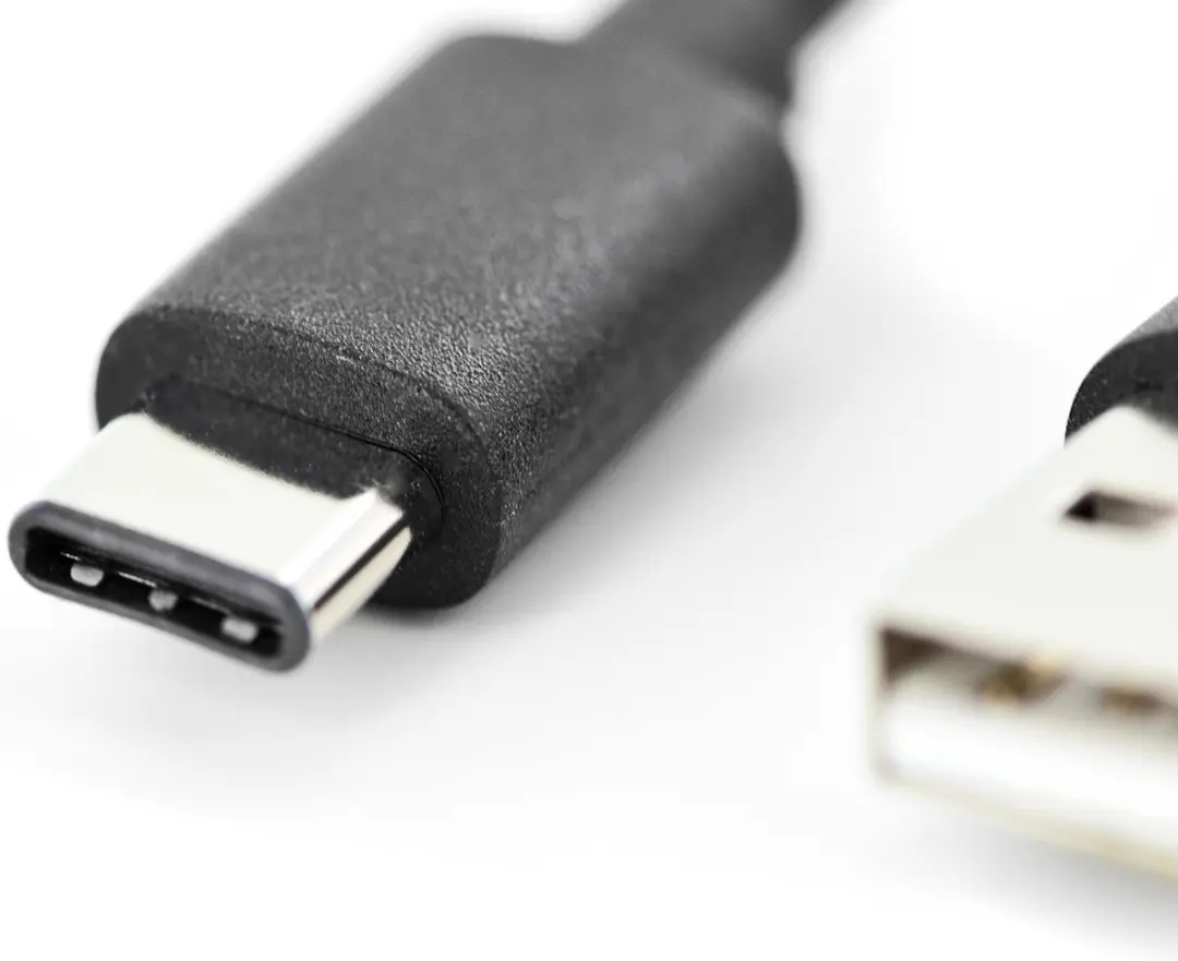 Digitus USB 2.0 USB-A naar USB-C Kabel 1m - Zwart
