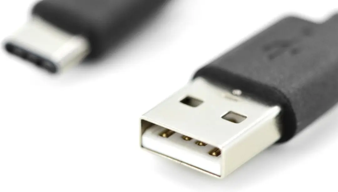 Digitus USB 2.0 USB-A naar USB-C Kabel 1m - Zwart