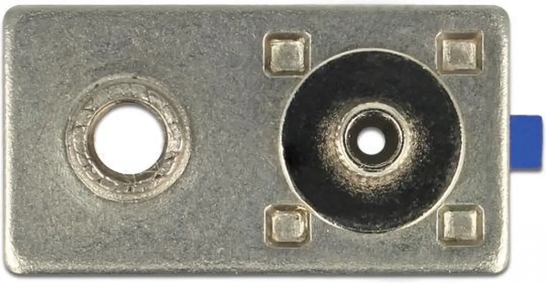 Delock FAKRA C Plug Spring Pin Blauw/Grijs