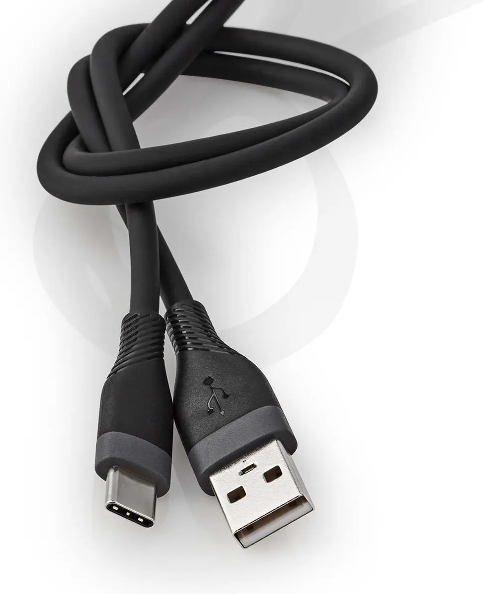 Nedis USB 2.0 USB-A naar USB-C Kabel 15W 480Mbps 1.5m - Zwart