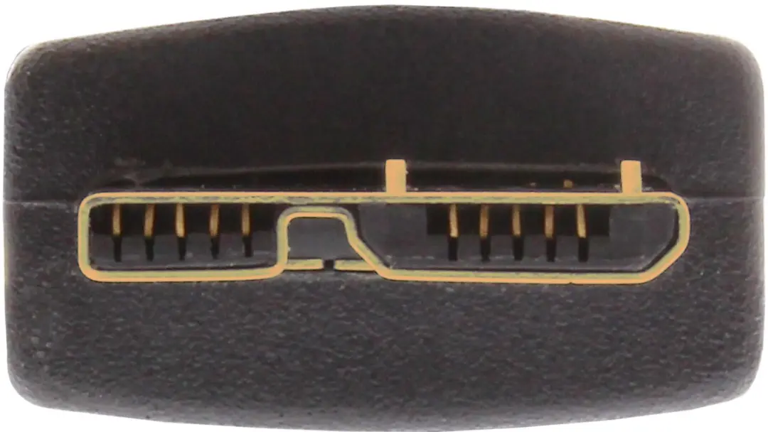 InLine USB Micro naar USB-A Kabel 3.0 - 0,5m - 2A - Zwart