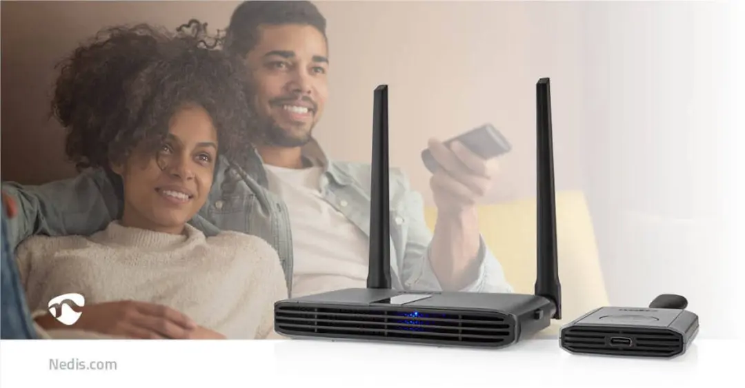 Nedis VTRA3460GY Draadloze HDMI-Zender - Grijs - afbeelding 6 van 6