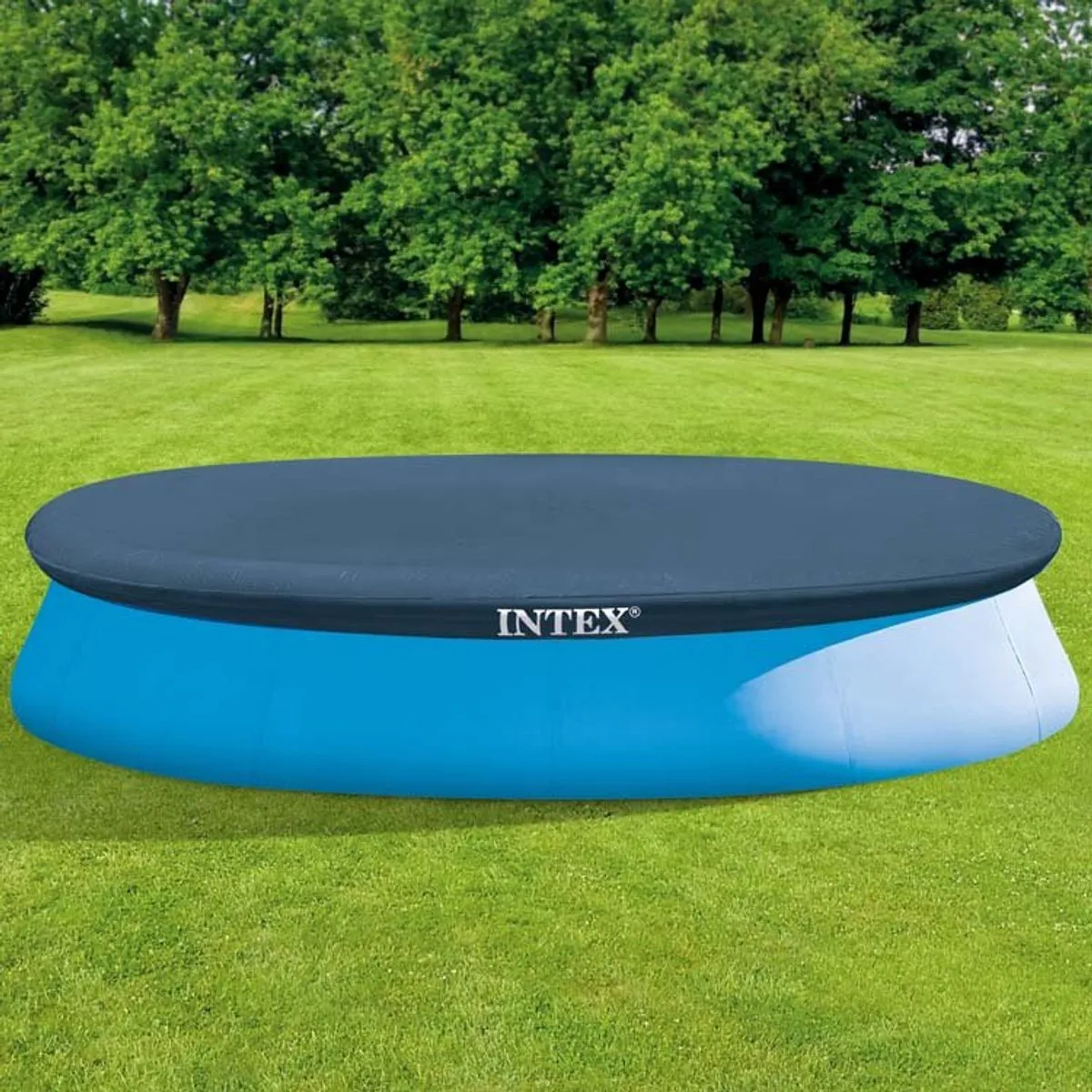 Intex Zwembad Afdekzeil Ø457cm Easy Set - Donkerblauw - afbeelding 6 van 6