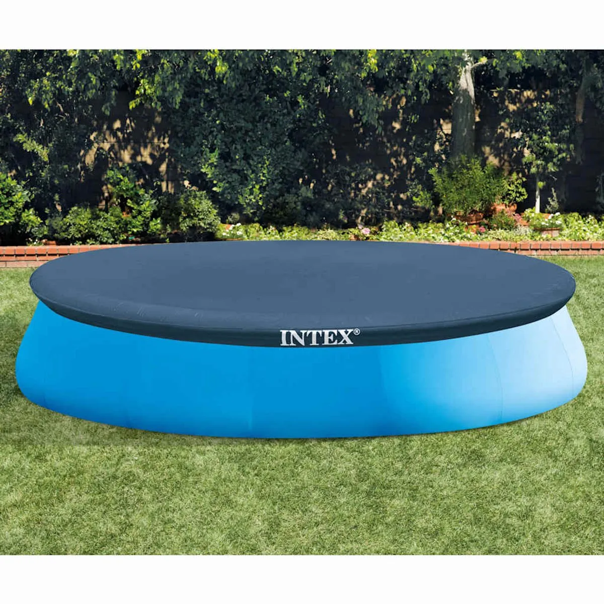 Intex Zwembad Afdekzeil Ø457cm Easy Set - Donkerblauw