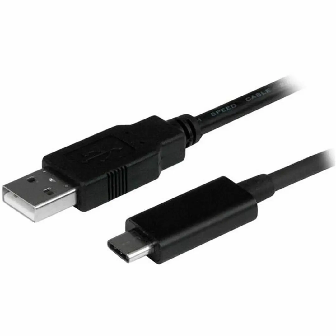 Startech USB2AC1M USB-C Kabel - Zwart