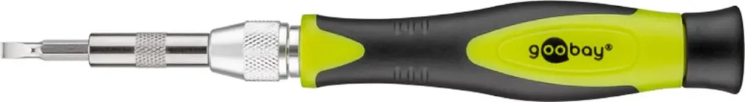 Goobay Precisieschroevendraaierset 37-delig - Zwart/Groen