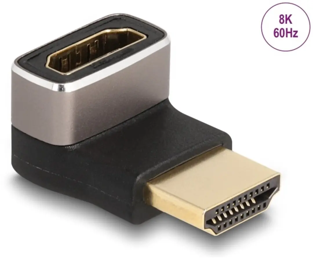 Delock HDMI Adapter Mannelijk naar Vrouwelijk 8K 60Hz