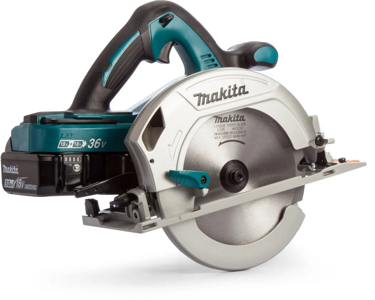 Makita DHS710PT2J Cirkelzaag - 2x 18V 5.0Ah