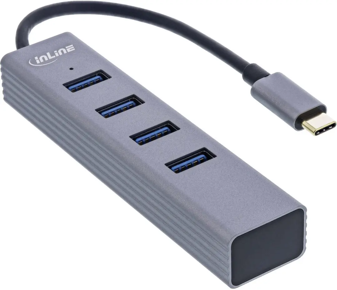 InLine USB-C Hub 4x USB-A 5Gbps