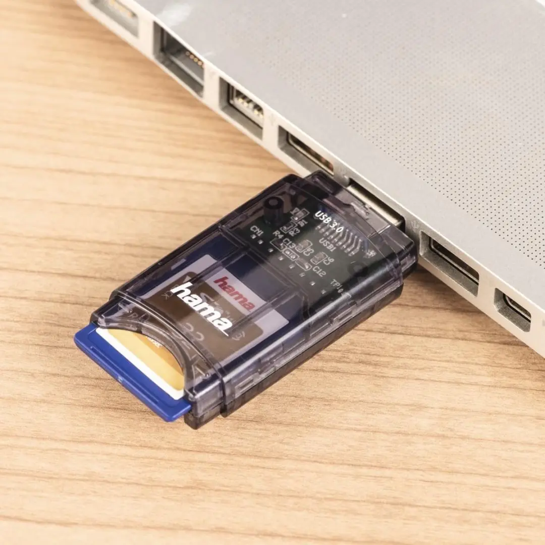 Hama USB 3.0 Card Reader SD / Micro SD Antraciet