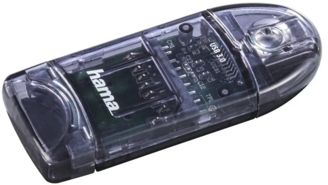 Hama USB 3.0 Card Reader SD / Micro SD Antraciet