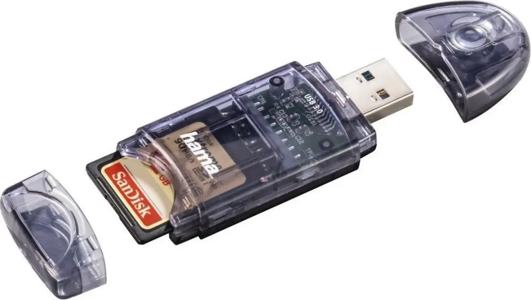 Hama USB 3.0 Card Reader SD / Micro SD Antraciet