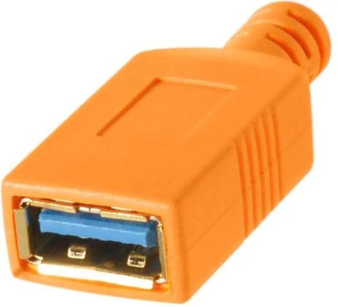 Tether Tools TetherPro USB-C naar USB-Vrouw Verlengkabel 4,6m - Oranje