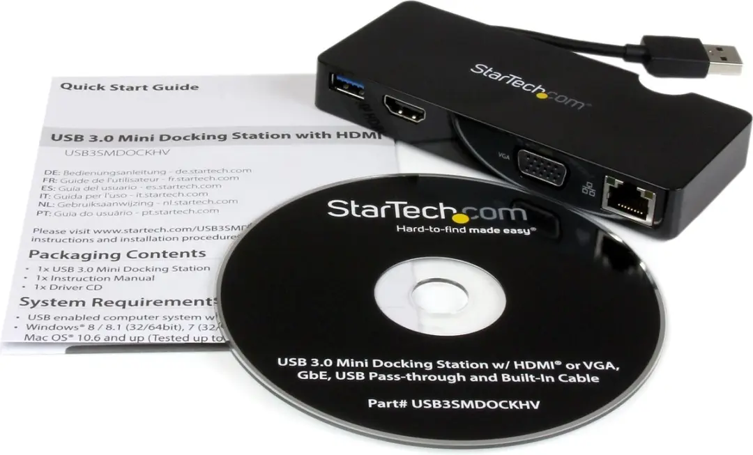 USB Hub Startech USB3SMDOCKHV