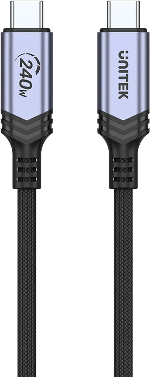 Unitek USB-C Kabeladapter 240W PD - Transparant