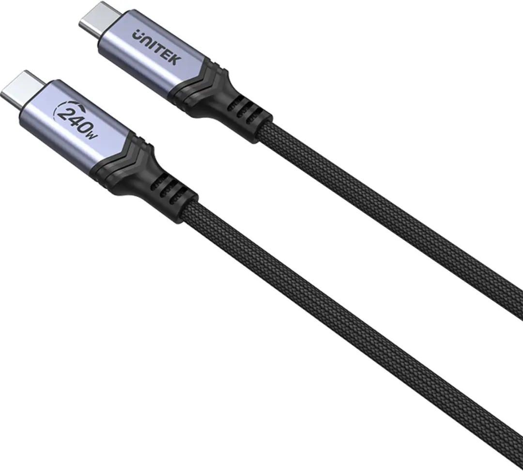 Unitek USB-C Kabeladapter 240W PD - Transparant - afbeelding 6 van 6
