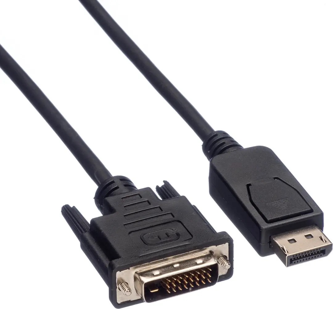 Value DisplayPort Kabel DP naar DVI 1,5m - Zwart