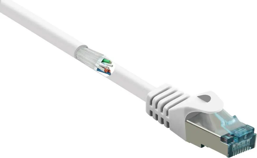 Renkforce RF-5043912 Netwerkkabel CAT 6A 10m Wit