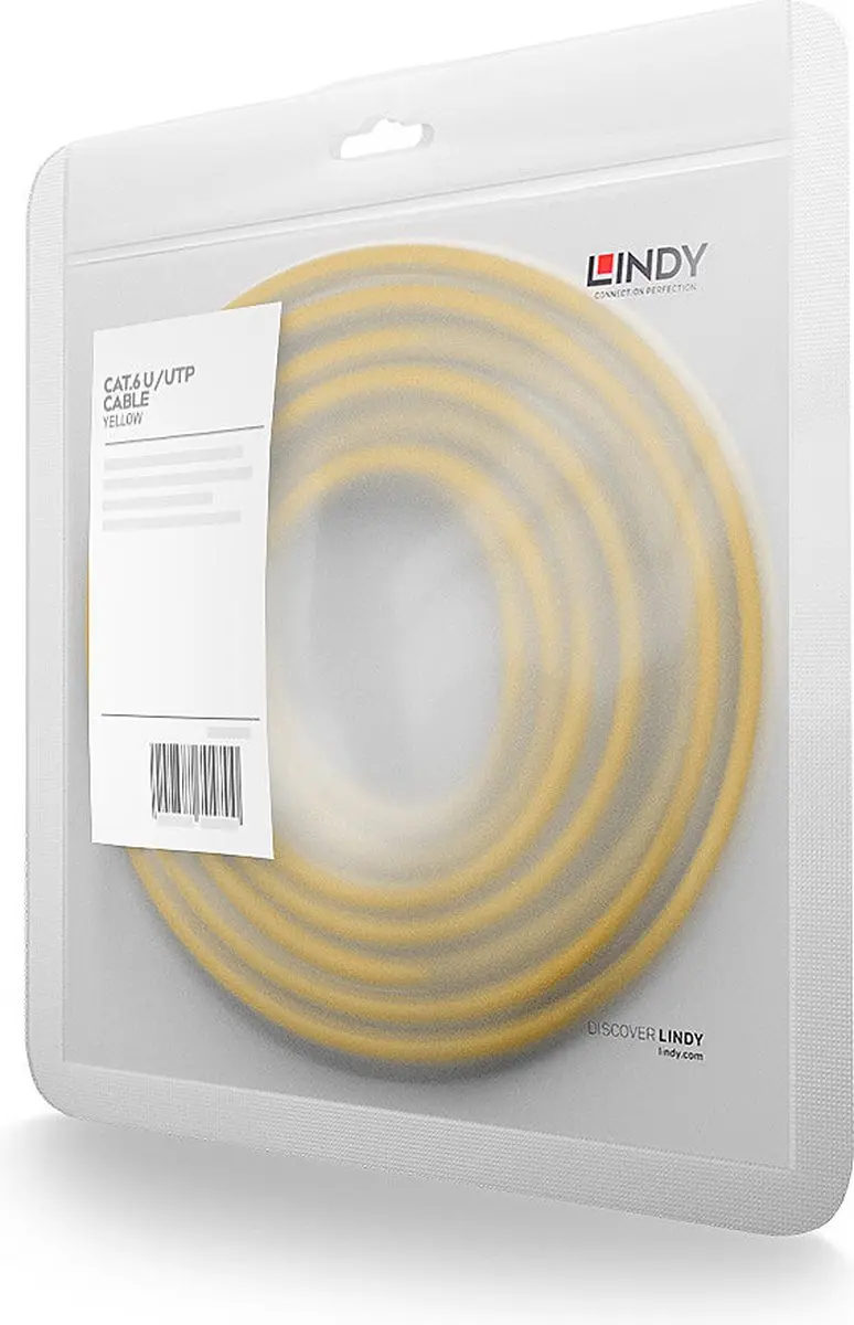 Lindy CAT 6 Patchkabel 0,5m Geel