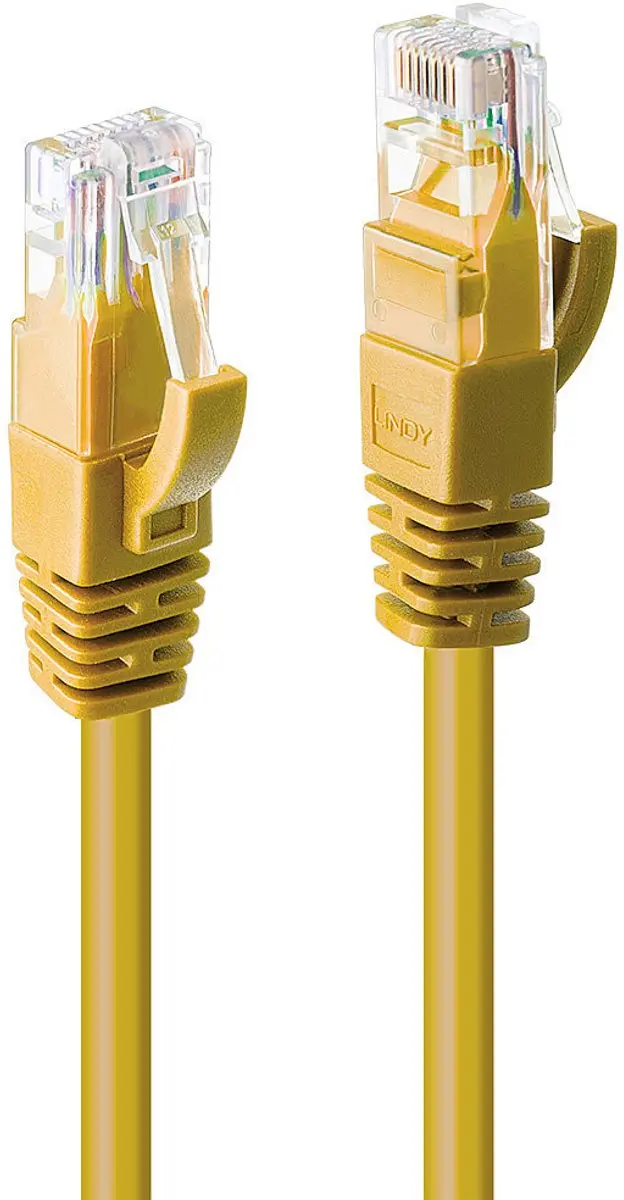 Lindy CAT 6 Patchkabel 0,5m Geel