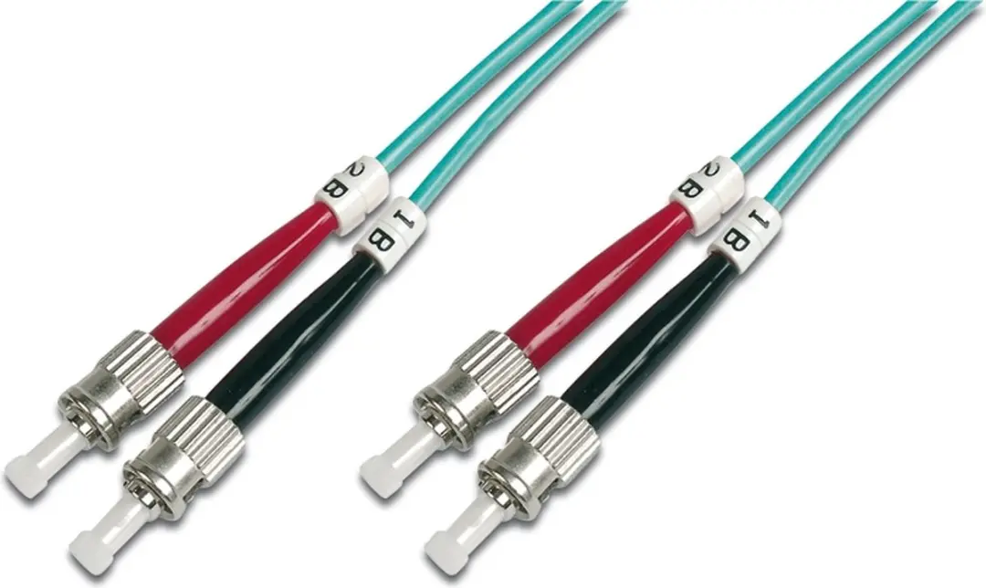 Digitus DK-2511-10/3 Glasvezelkabel ST-VH OM3 - 10m - Aqua - afbeelding 6 van 6