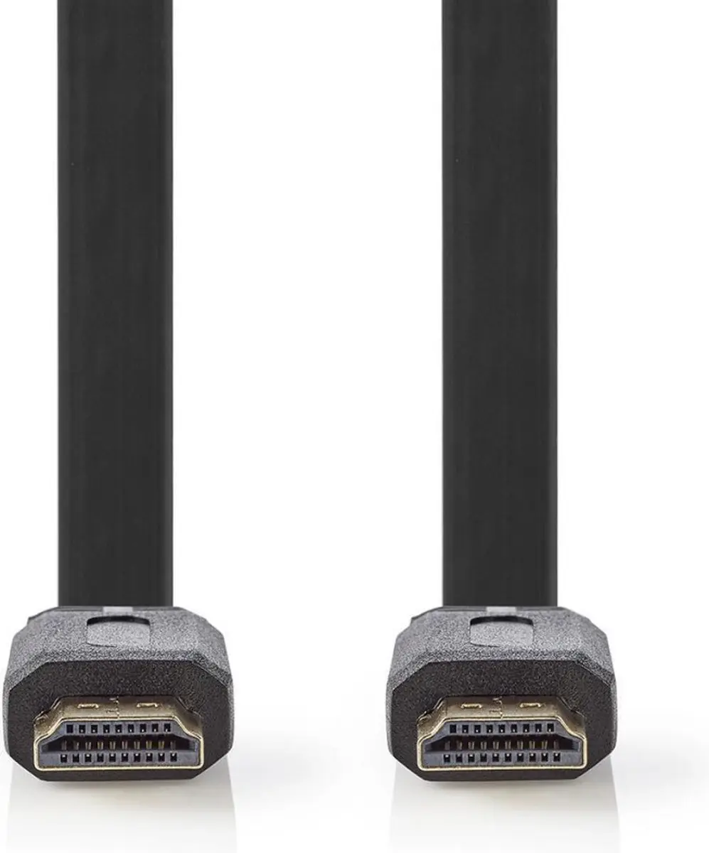 Nedis HDMI-Kabel CVGL34100BK20 4K 10.2Gbps 2m - Plat - Zwart - afbeelding 6 van 6