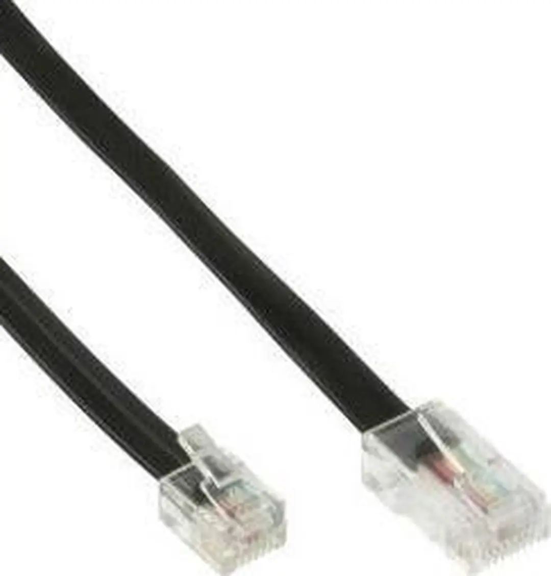 InLine ISDN Kabel RJ12-RJ45 10m - Zwart