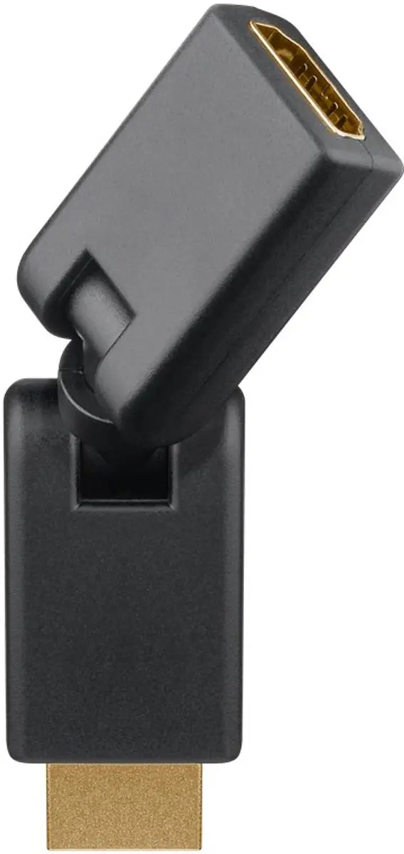 Goobay HDMI 2.0 Adapter 4K 60Hz - 180° Draaibaar - 10 Stuks