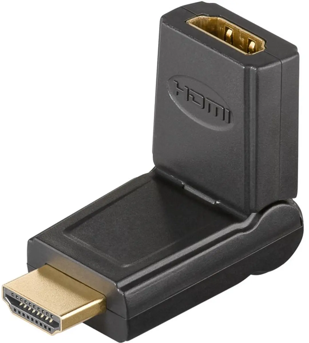 Goobay HDMI 2.0 Adapter 4K 60Hz - 180° Draaibaar - 10 Stuks