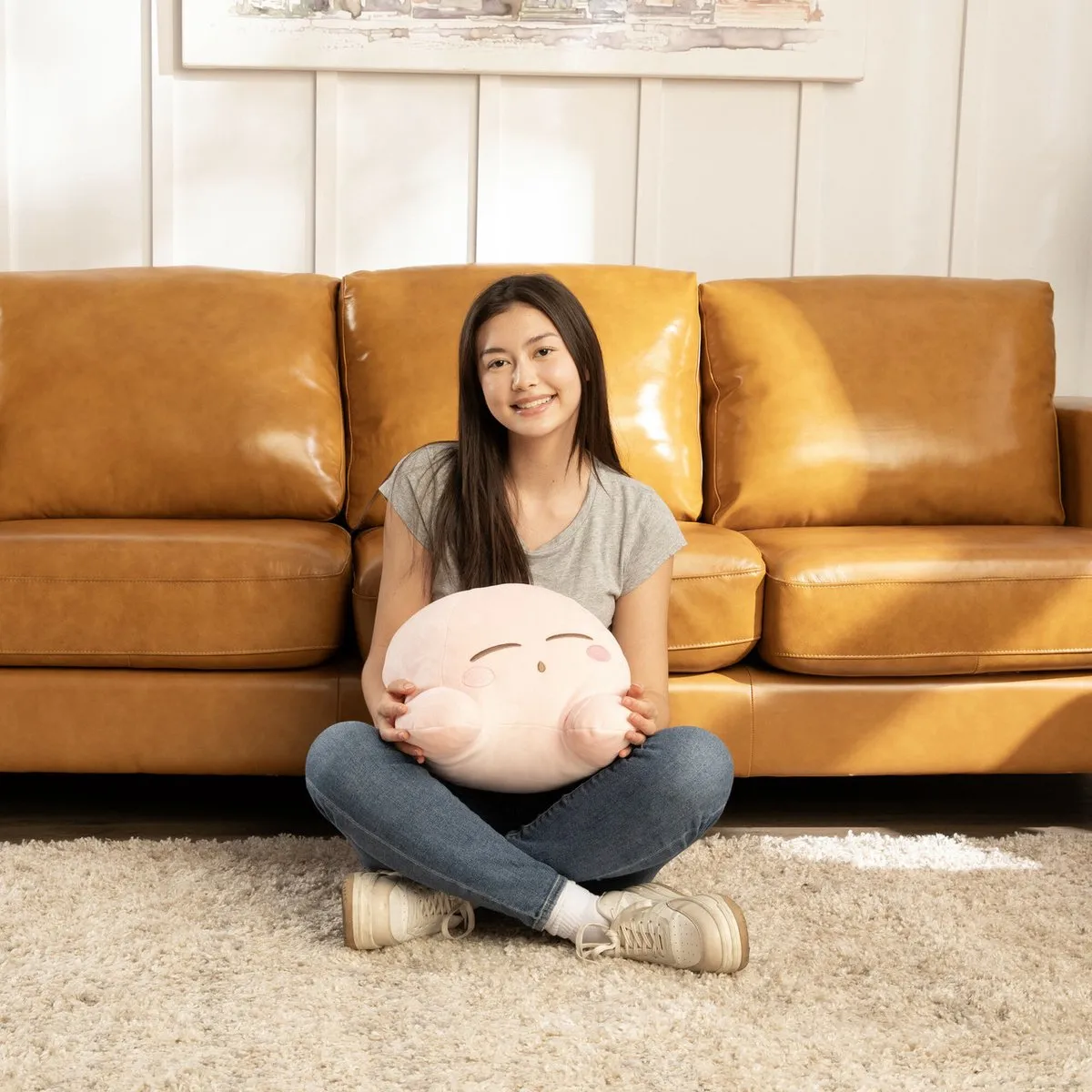 Tomy Kirby Mocchi-Mocchi Knuffel 30cm - Roze