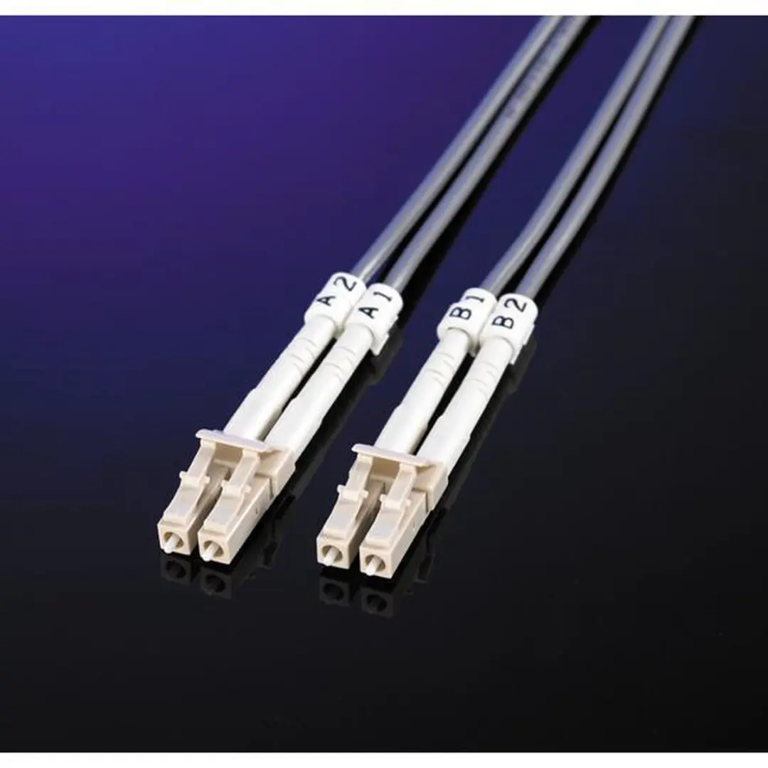 Roline Glasvezelkabel OM3 50/125µm LC/LC - 5m Turkoois