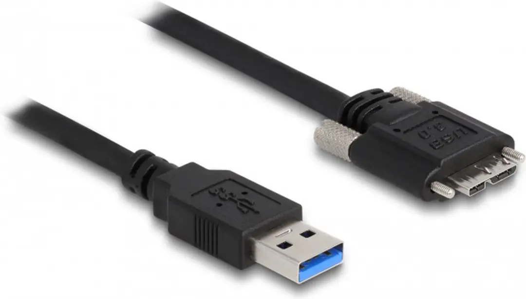 Delock USB 3.0 Type-A naar Micro-B Kabel 1m - Zwart