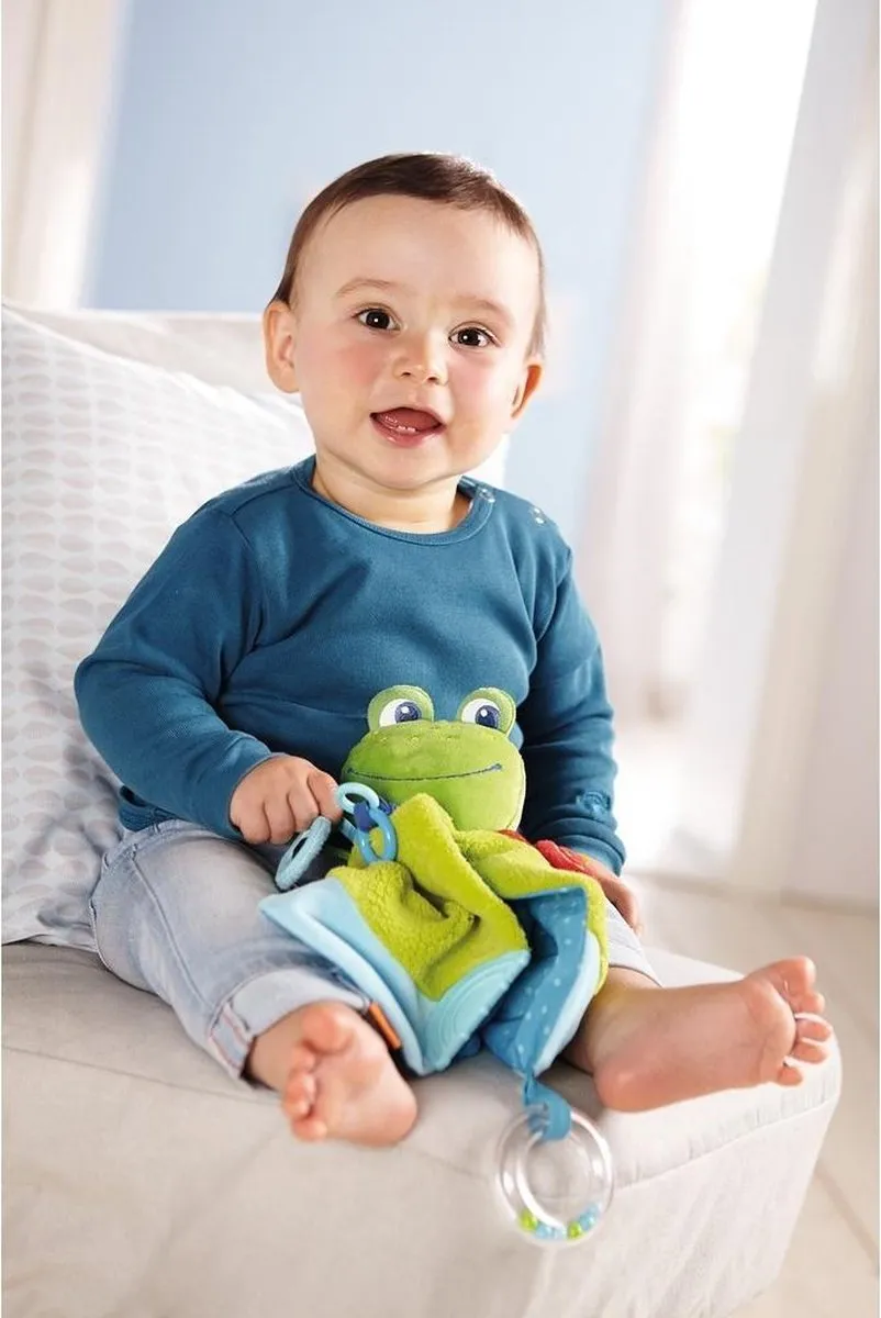 Haba Toverkikker Knuffeldoekje 27cm - Groen